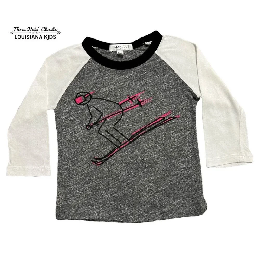 Joah Love 18m Ski Skier Raglan Shirt